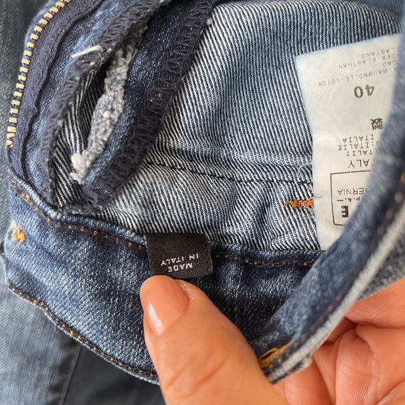 Dolce & Gabbana! VTG Flared tear away buttoned denim-Size 26 - Picture 8 of 10